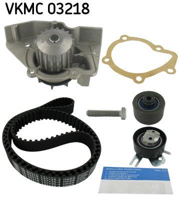 Pompe à eau + kit de courroie de distribution (Kit courroie de distribution) SKF VKMC 03218